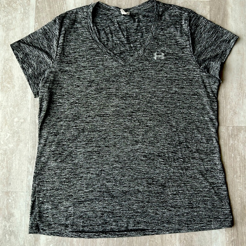 Under Armour Heat Gear Loose Fit Heathered Tee